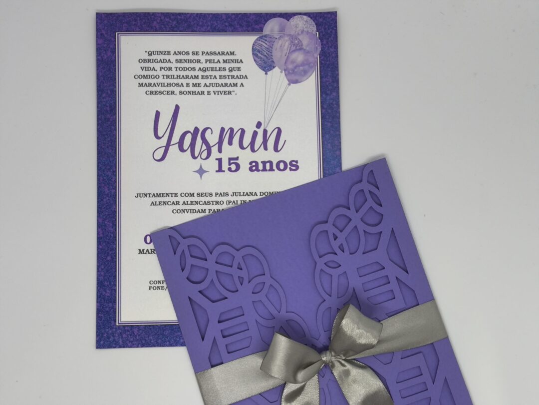 Convite de 15 anos "Yasmim"