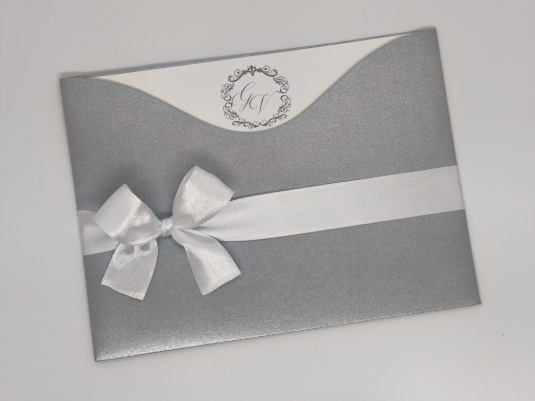 Convite de casamento "Giovana e Valério"